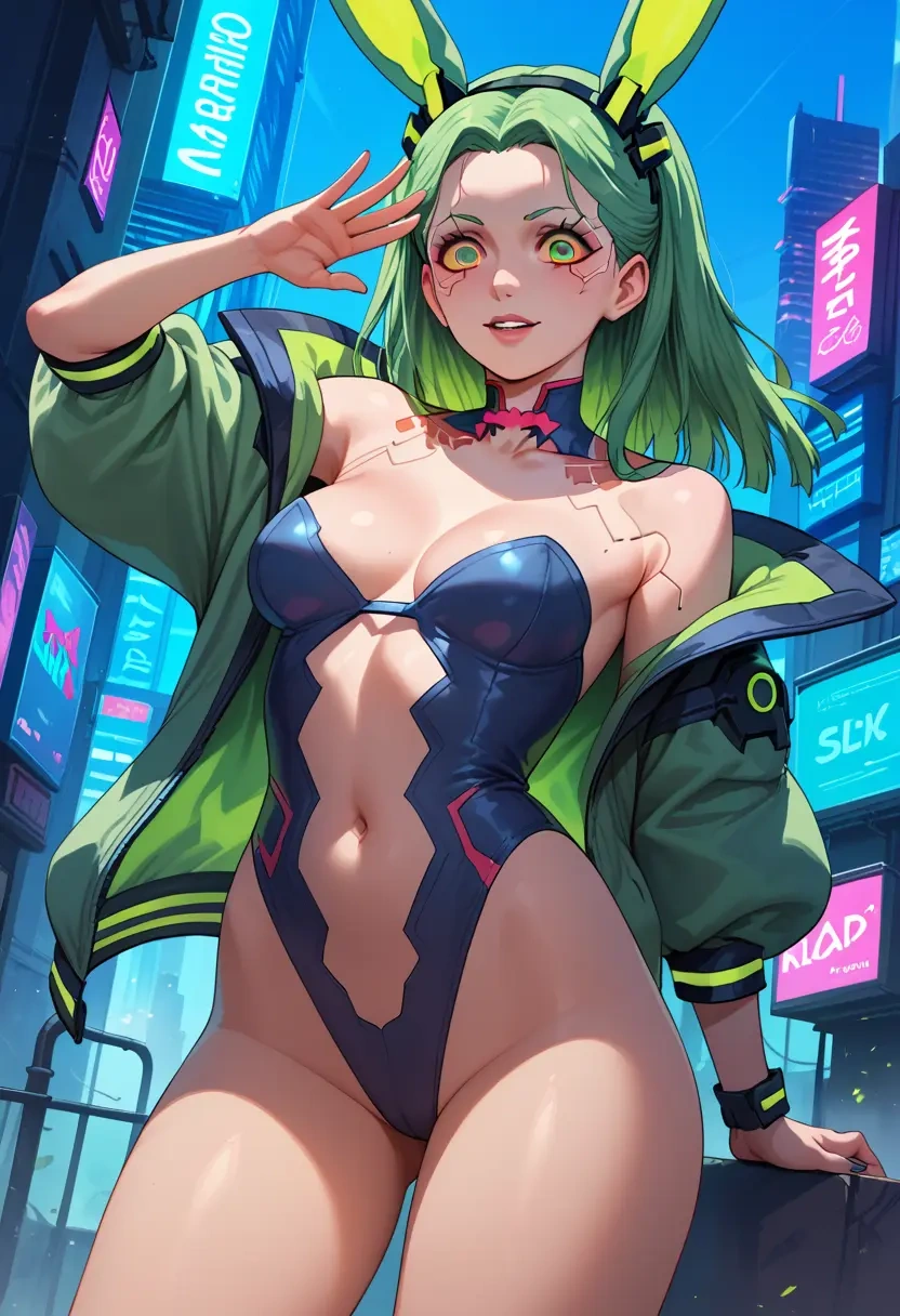 cyberpunk_(series),rebecca_(cyberpunk),bunny girl  - 