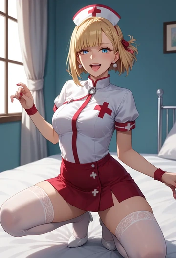 fate_(series),reines_el-melloi_archisorte,nurse,stockings,sexy,panties  - AI generated anime art