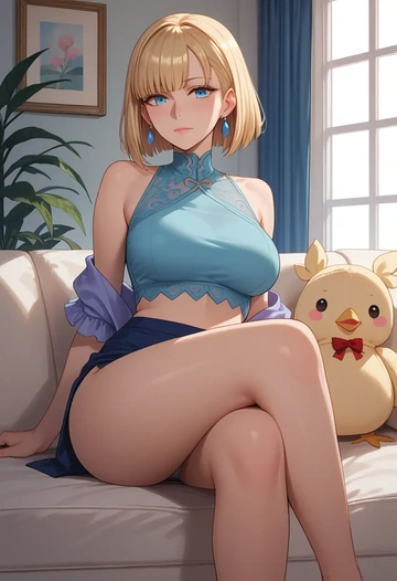 fate_(series),reines_el-melloi_archisorte,crop top  - AI generated anime art