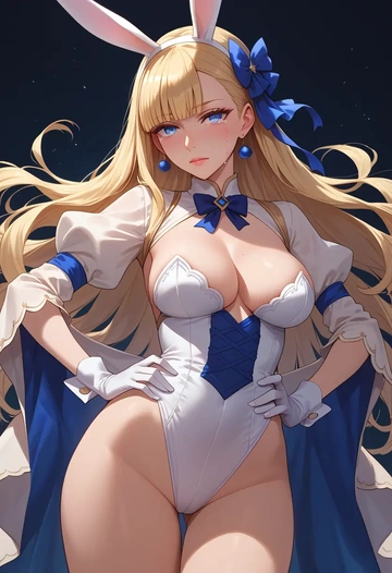 fate_(series),reines_el-melloi_archisorte,bunny girl  - AI generated anime art