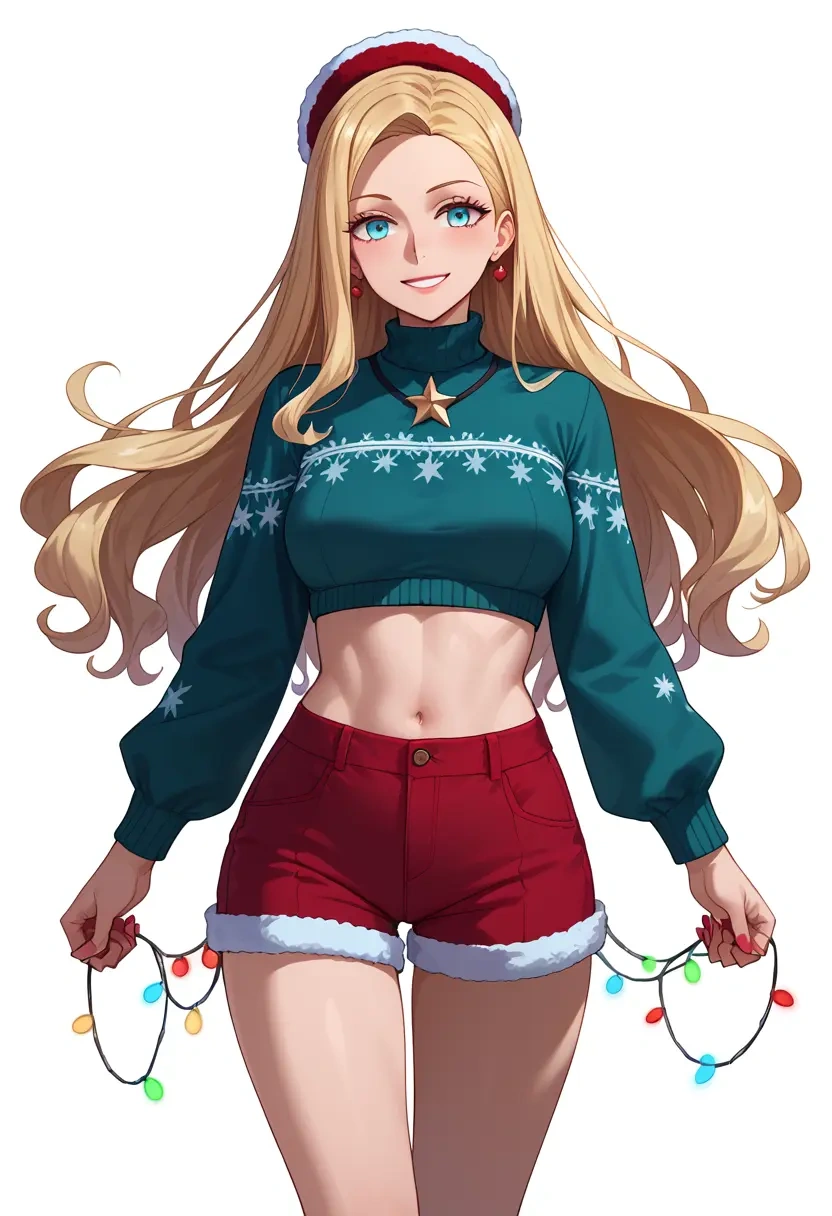 fate_(series),reines_el-melloi_archisorte,Christmas,red velvet shorts  - 