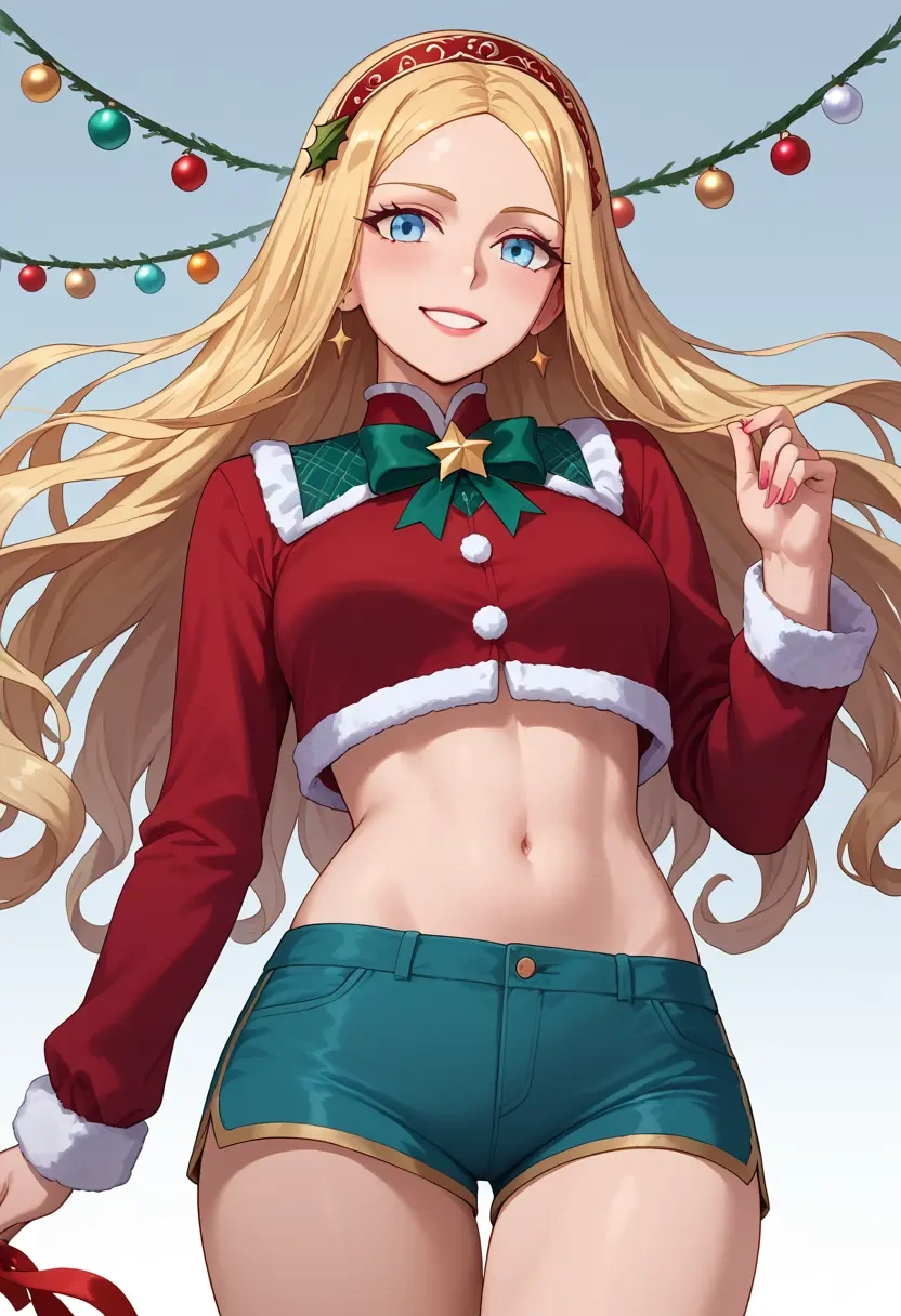 fate_(series),reines_el-melloi_archisorte,Christmas,red velvet shorts  - 