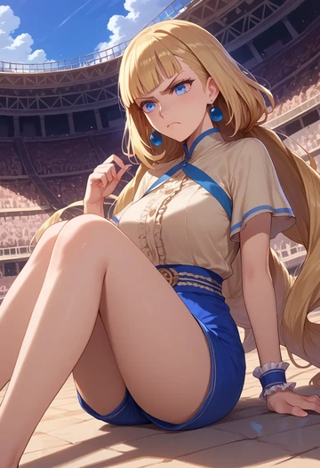 fate_(series),reines_el-melloi_archisorte,jogger shorts,oversized tank  - AI generated anime art