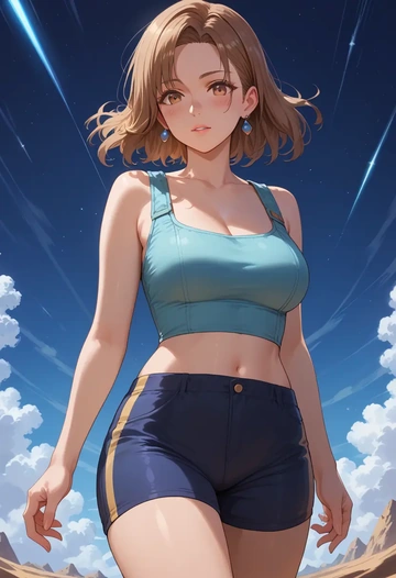 atelier_(series),reisalin_stout,athletic,shorts,sexy  - AI generated anime art