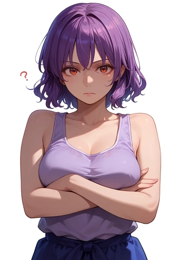 touhou,reisen_udongein_inaba,tank top,drawstring pants  - AI generated anime art