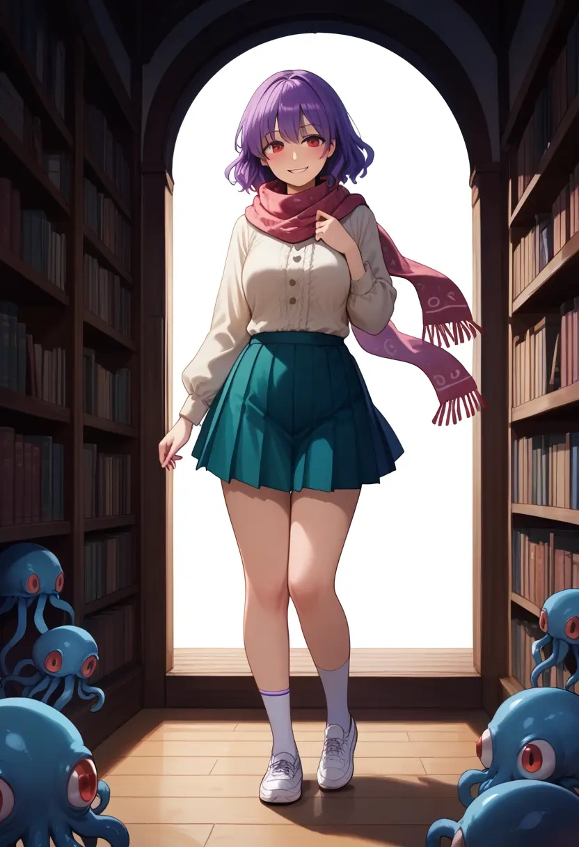 touhou,reisen_udongein_inaba,spring,student uniform,knit sweater  - 