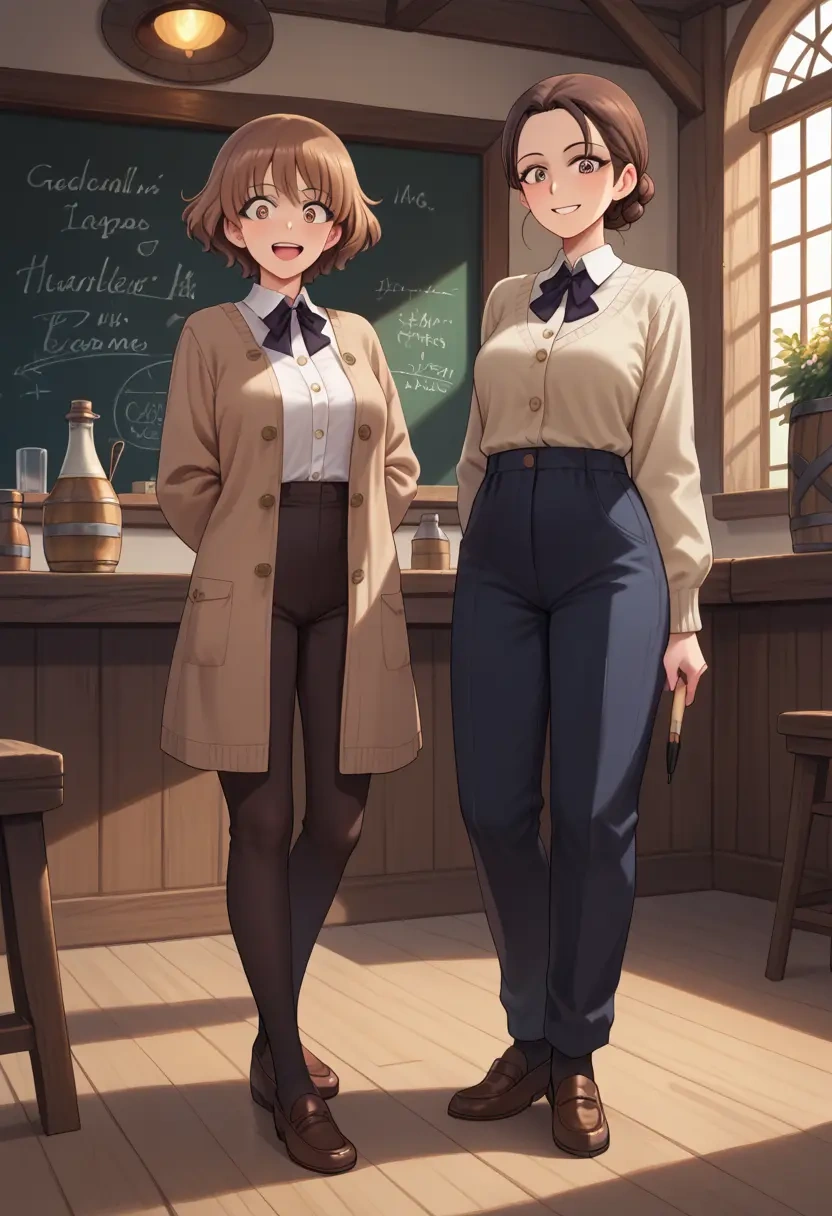 girls_und_panzer,reizei_mako,teacher, sweater  - 