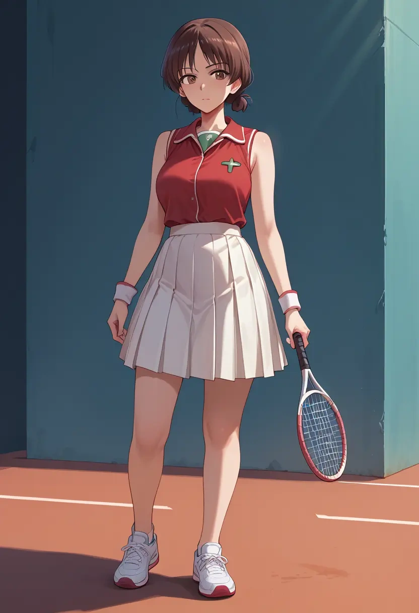 girls_und_panzer,reizei_mako,tennis skirt  - 