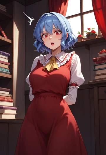 touhou,remilia_scarlet,qipao  - AI generated anime art