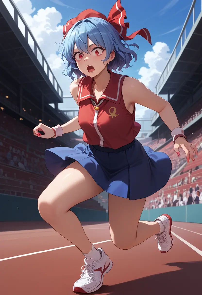 touhou,remilia_scarlet,tennis skirt  - 