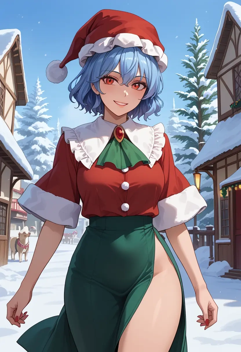 touhou,remilia_scarlet,Christmas,dress  - 