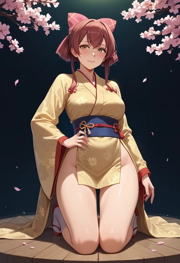 kantai_collection,rensouhou_kun,kimono  - AI generated anime art