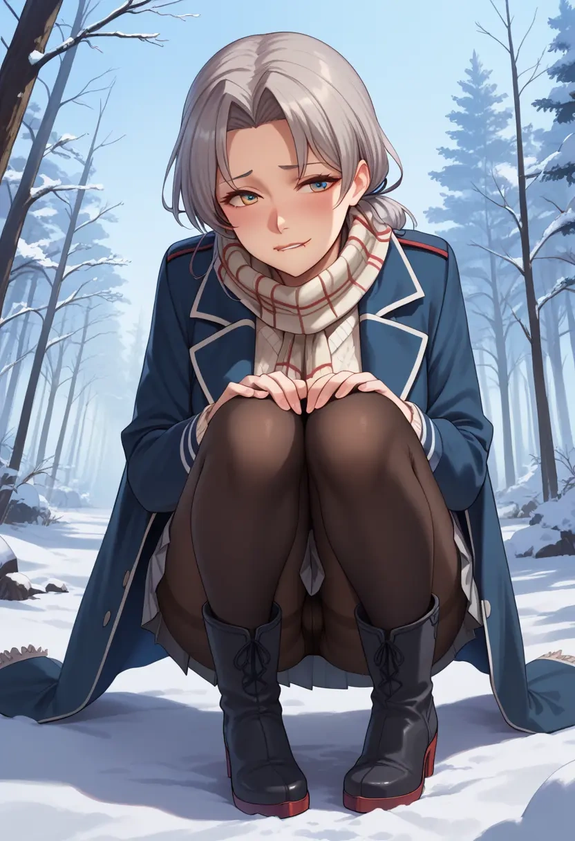 kantai_collection,rensouhou_kun,winter,student uniform,puffer coat  - 