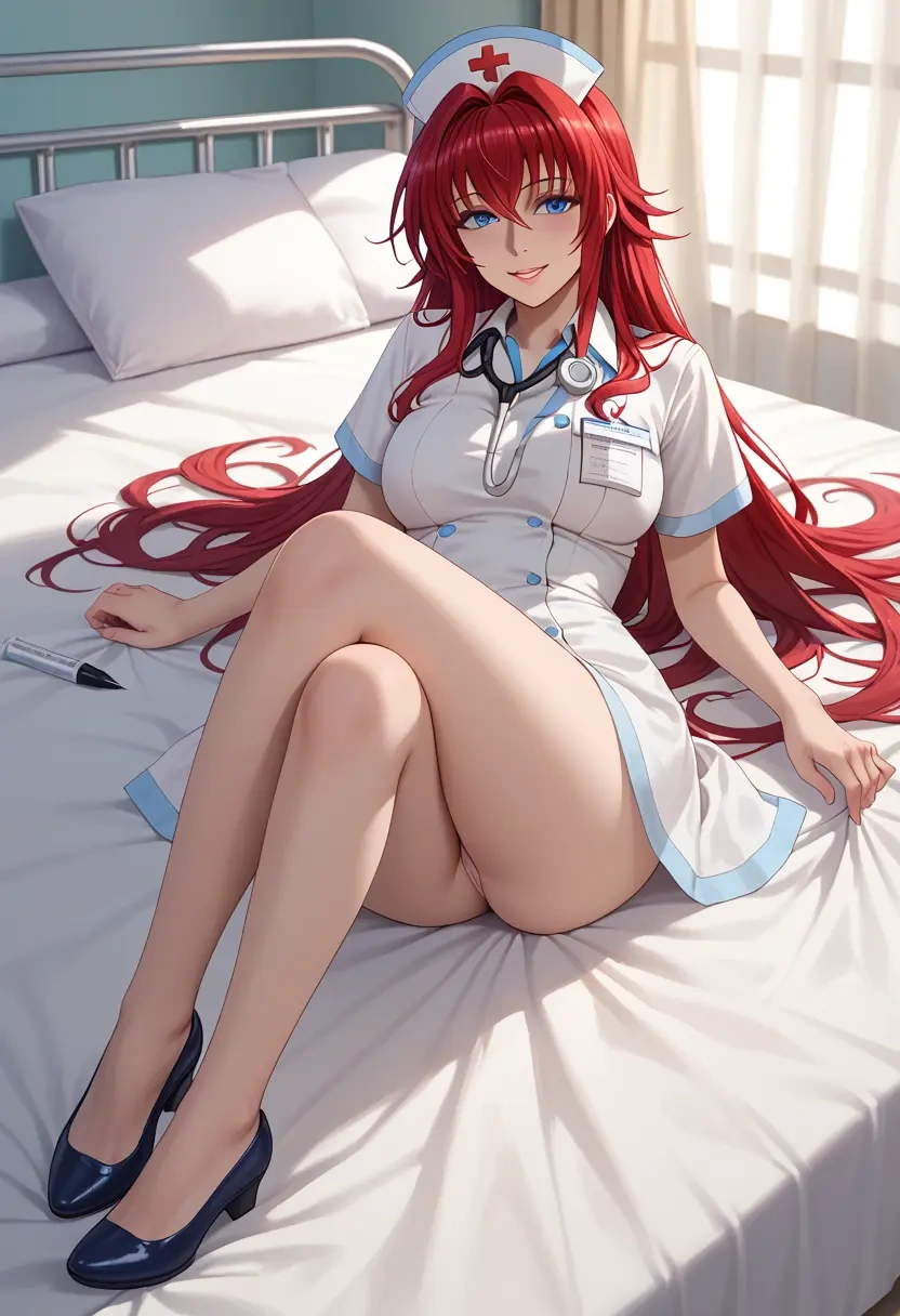 high_school_dxd,rias_gremory,nurse  - 