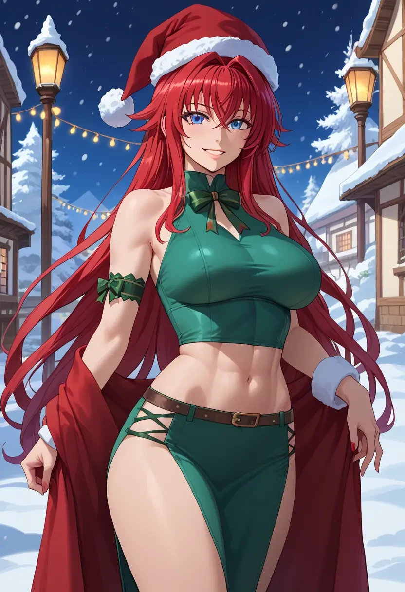 high_school_dxd,rias_gremory,Christmas,dress  - 