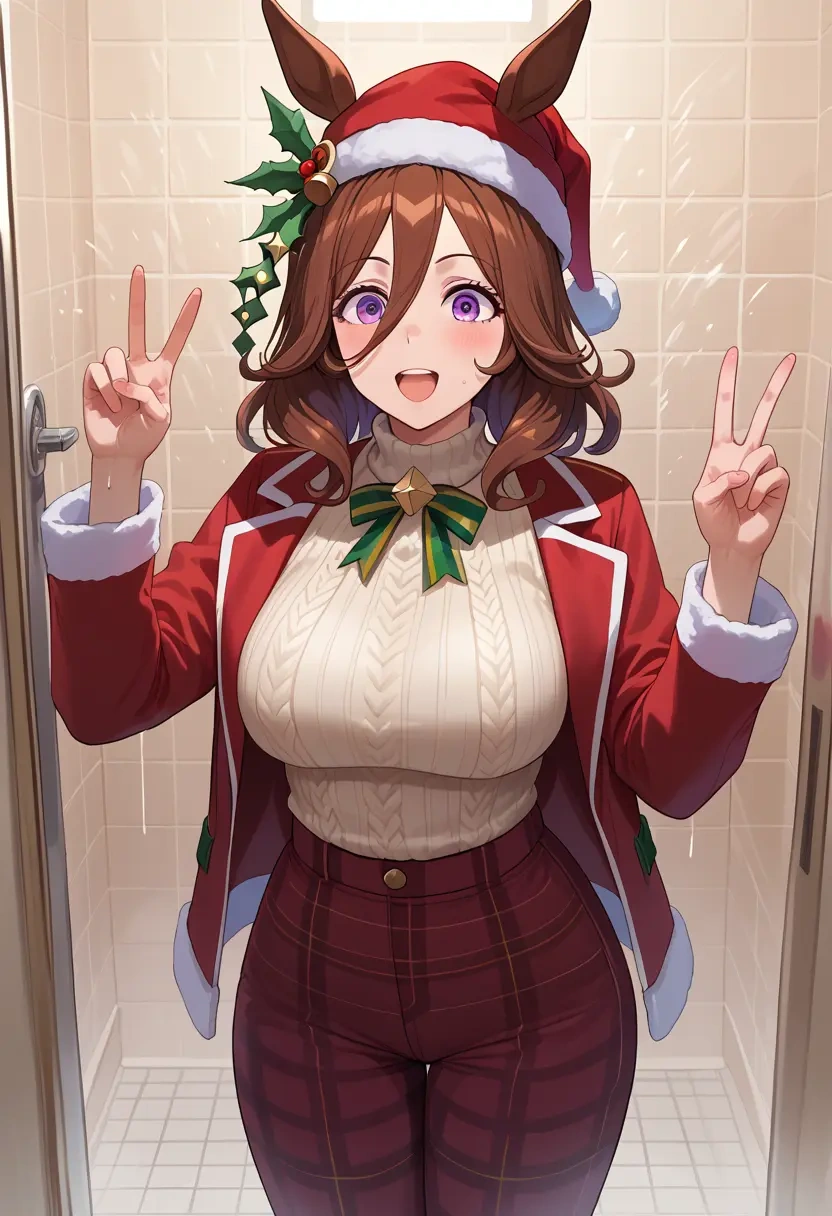 umamusume,rice_shower_(umamusume),Christmas  - 