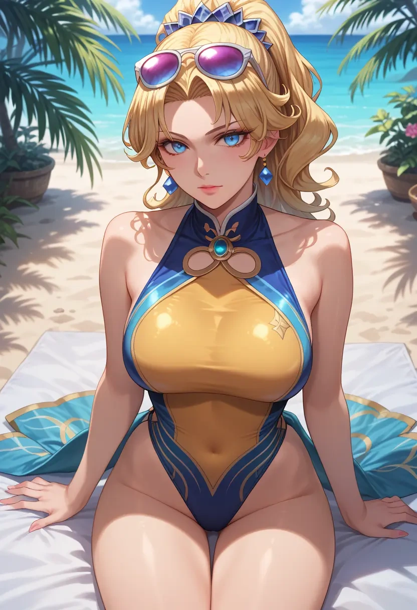 seiken_densetsu,riesz,swimsuit,sexy  - 