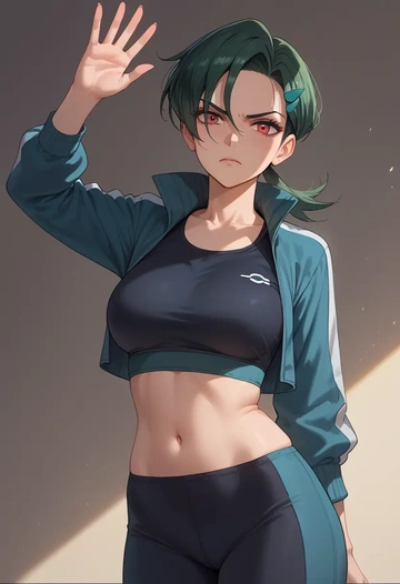 pokemon,rika_(pokemon),athletic,track suit  - AI generated anime art