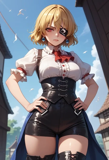 touhou,ringo_(touhou),pirate  - AI generated anime art