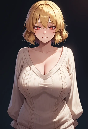 touhou,ringo_(touhou),sweater  - AI generated anime art