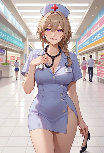 honkai_(series),rita_rossweisse,nurse  - AI generated anime art