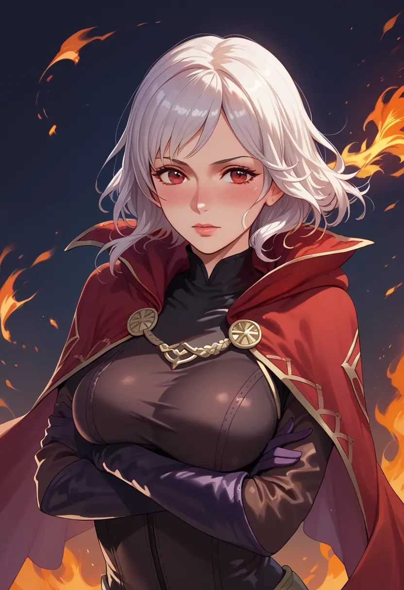 fire_emblem,robin_(fire_emblem),black widow bodysuit,spiderweb cape,leather gloves  - 