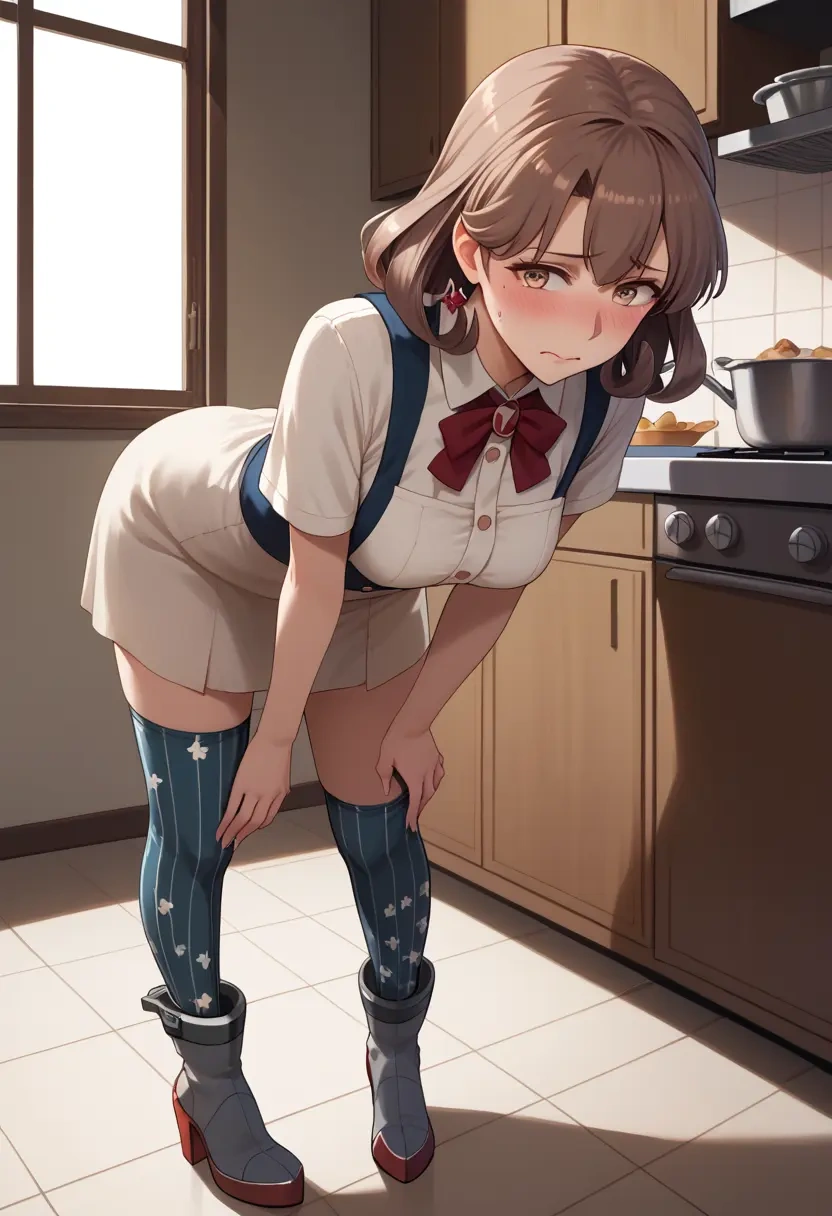 kantai_collection,roma_(kancolle),shirt dress,belted,stockings  - 