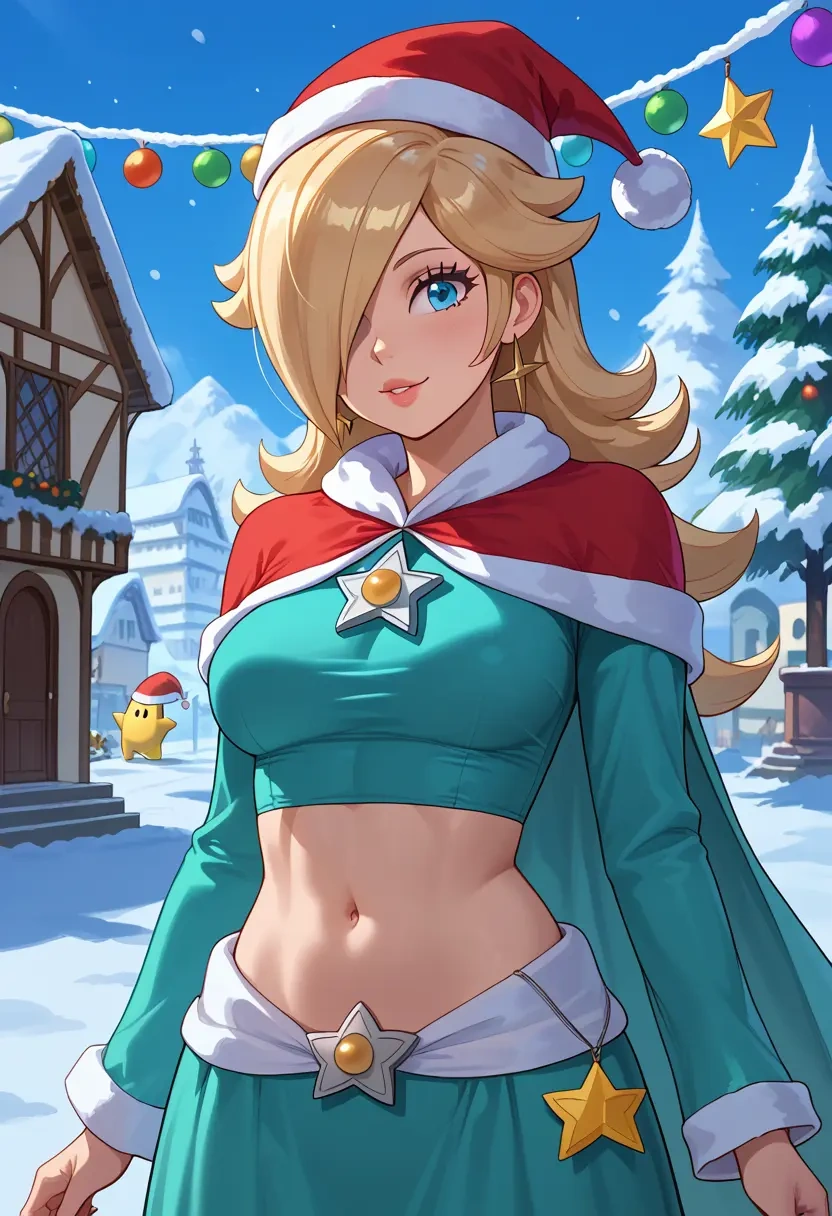 mario_(series),rosalina,Christmas,dress  - 