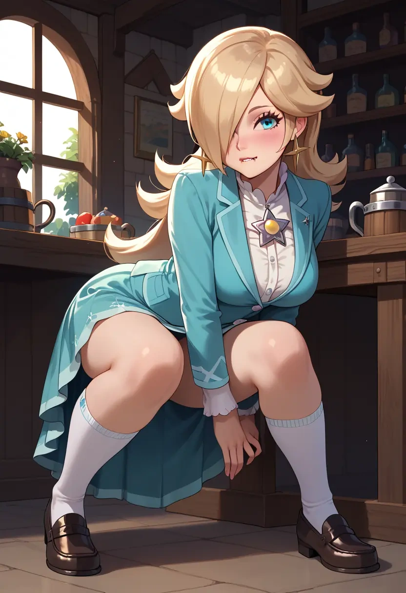 mario_(series),rosalina,winter,student uniform,blazer  - 