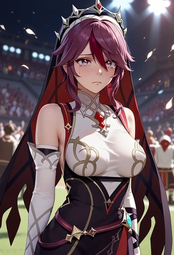 genshin_impact,rosaria_(genshin_impact),athletic  - AI generated anime art