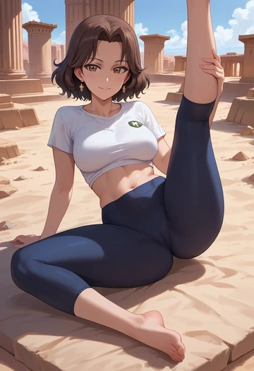 girls_und_panzer,rosehip_(girls_und_panzer),yaga pants  - AI generated anime art