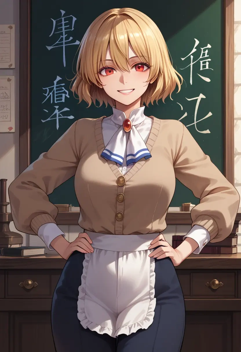 touhou,rumia,teacher, sweater  - 