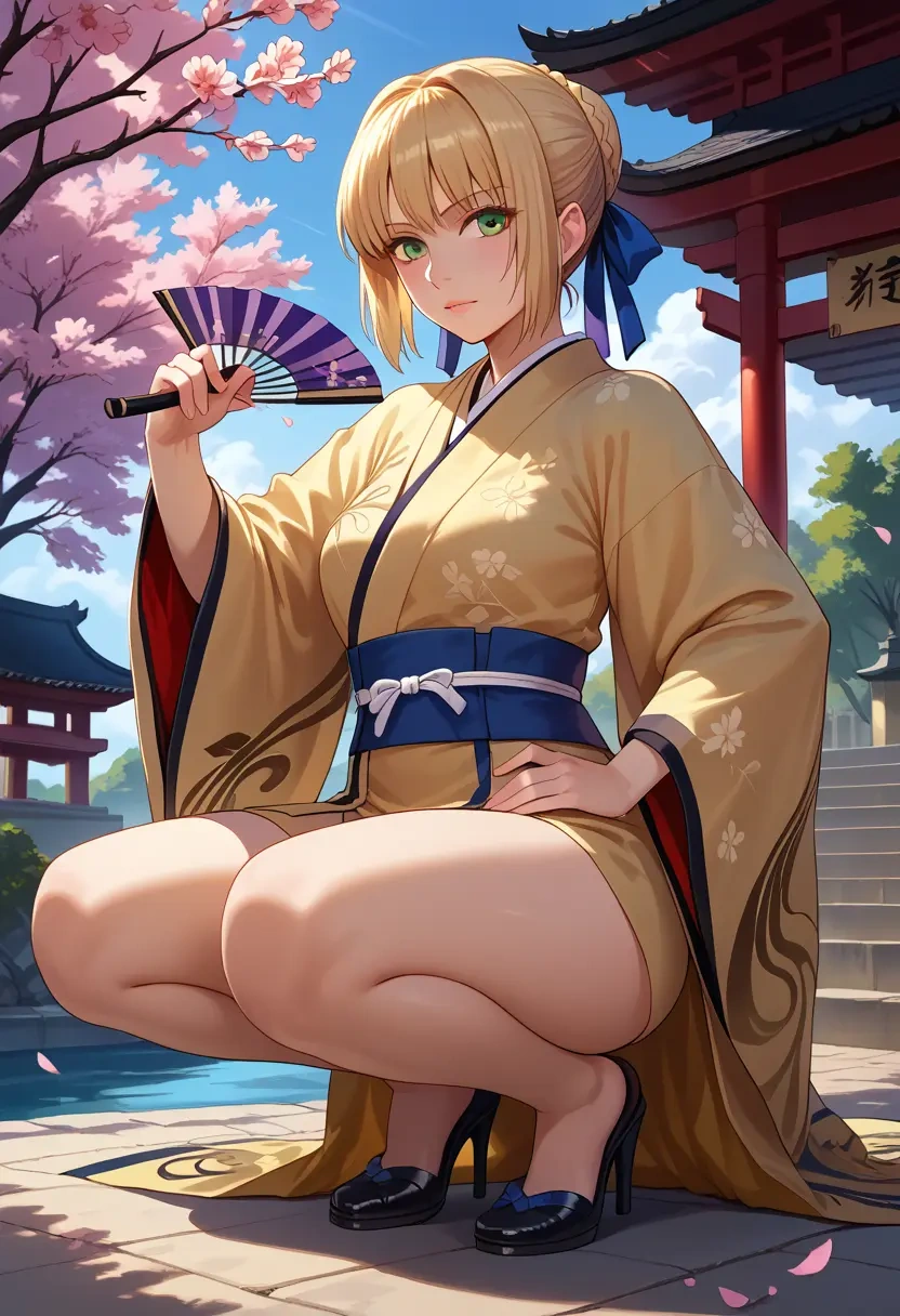 fate_(series),saber,kimono  - 