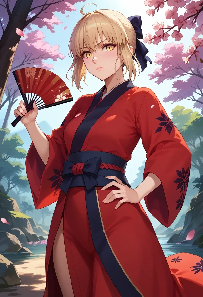 fate_(series),saber_alter,kimono  - 