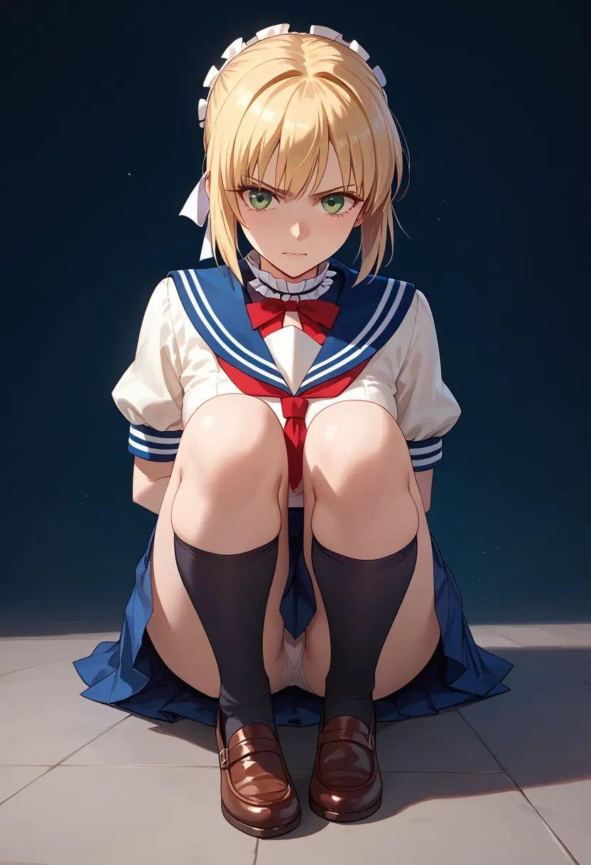 fate_(series),saber_lily,sailor, uniform  - 