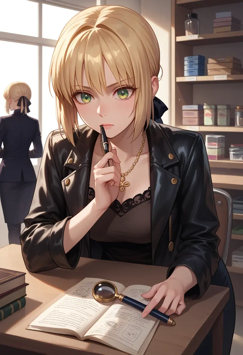 fate_(series),saber_lily,detective  - 