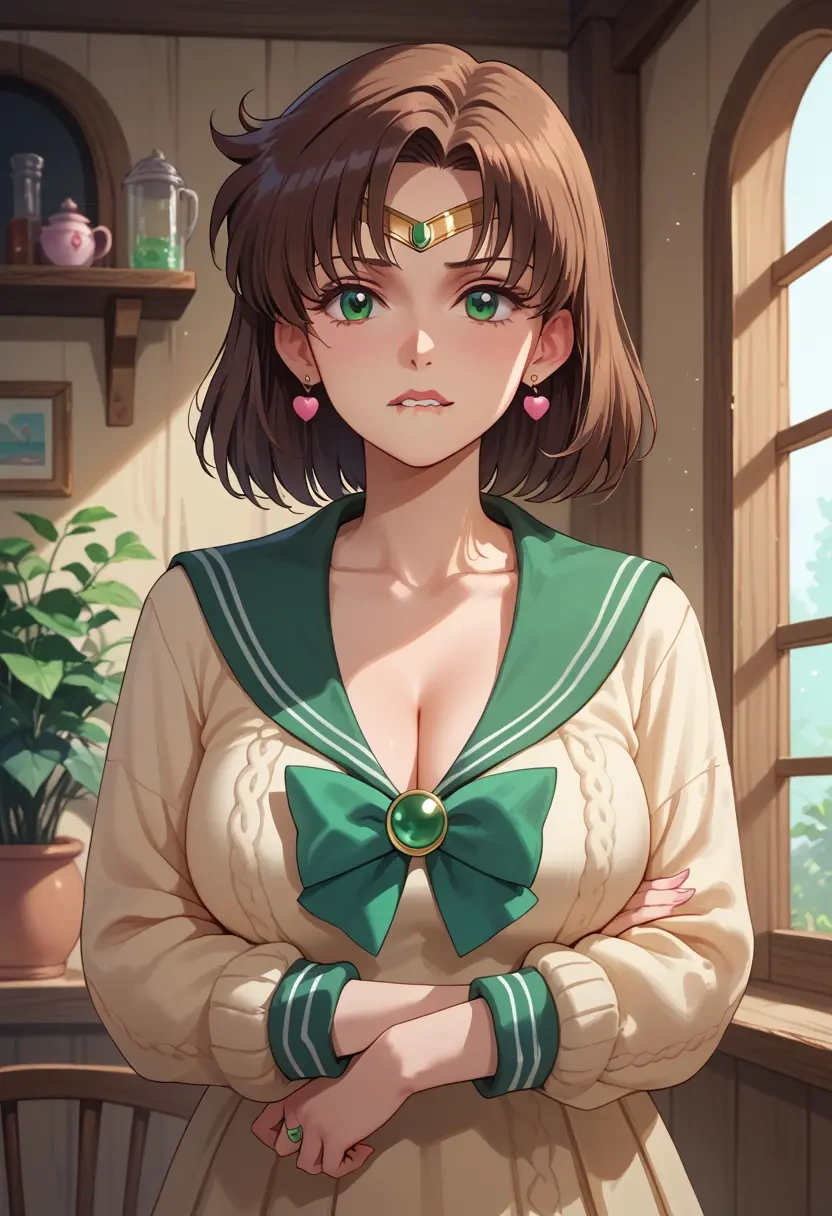 bishoujo_senshi_sailor_moon,sailor_jupiter,sweater  - 