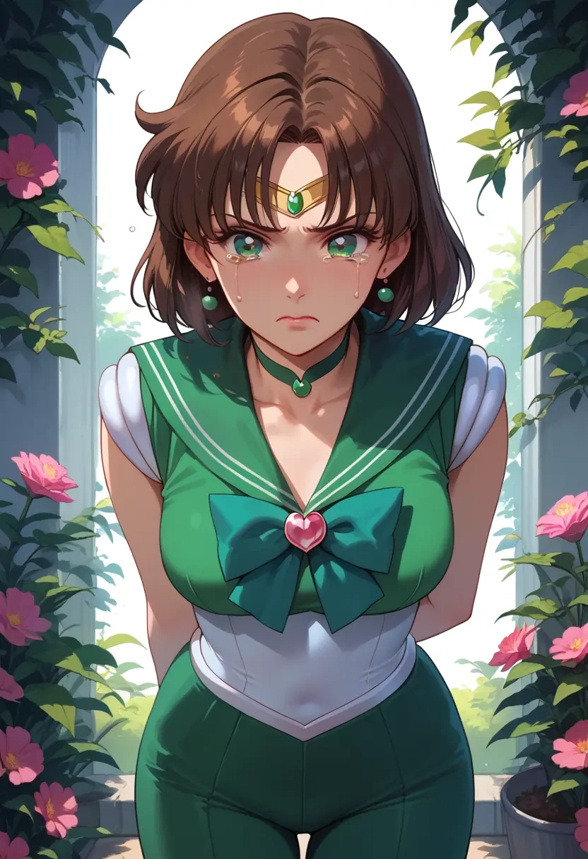 bishoujo_senshi_sailor_moon,sailor_jupiter,vest,quilted,jogger pants  - 