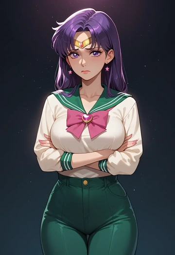 bishoujo_senshi_sailor_moon,sailor_mars,sweater  - AI generated anime art