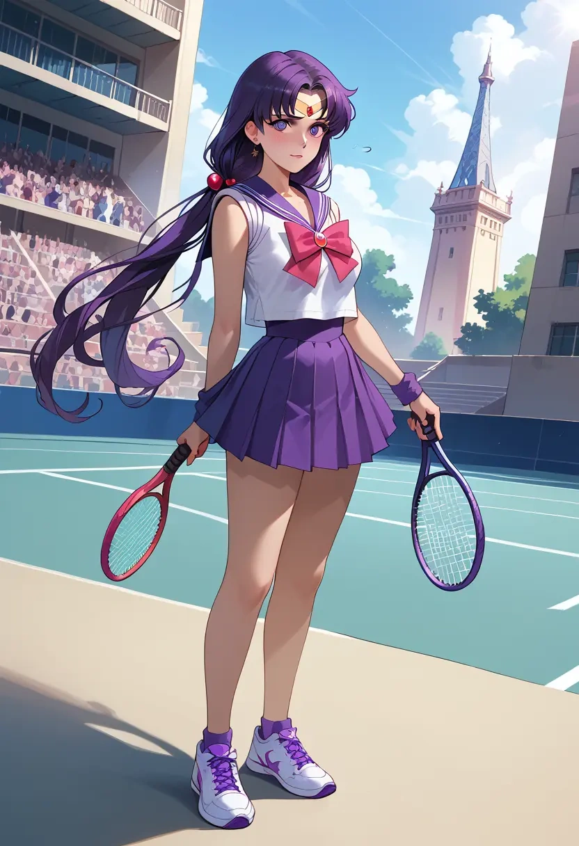 bishoujo_senshi_sailor_moon,sailor_mars,tennis skirt  - 