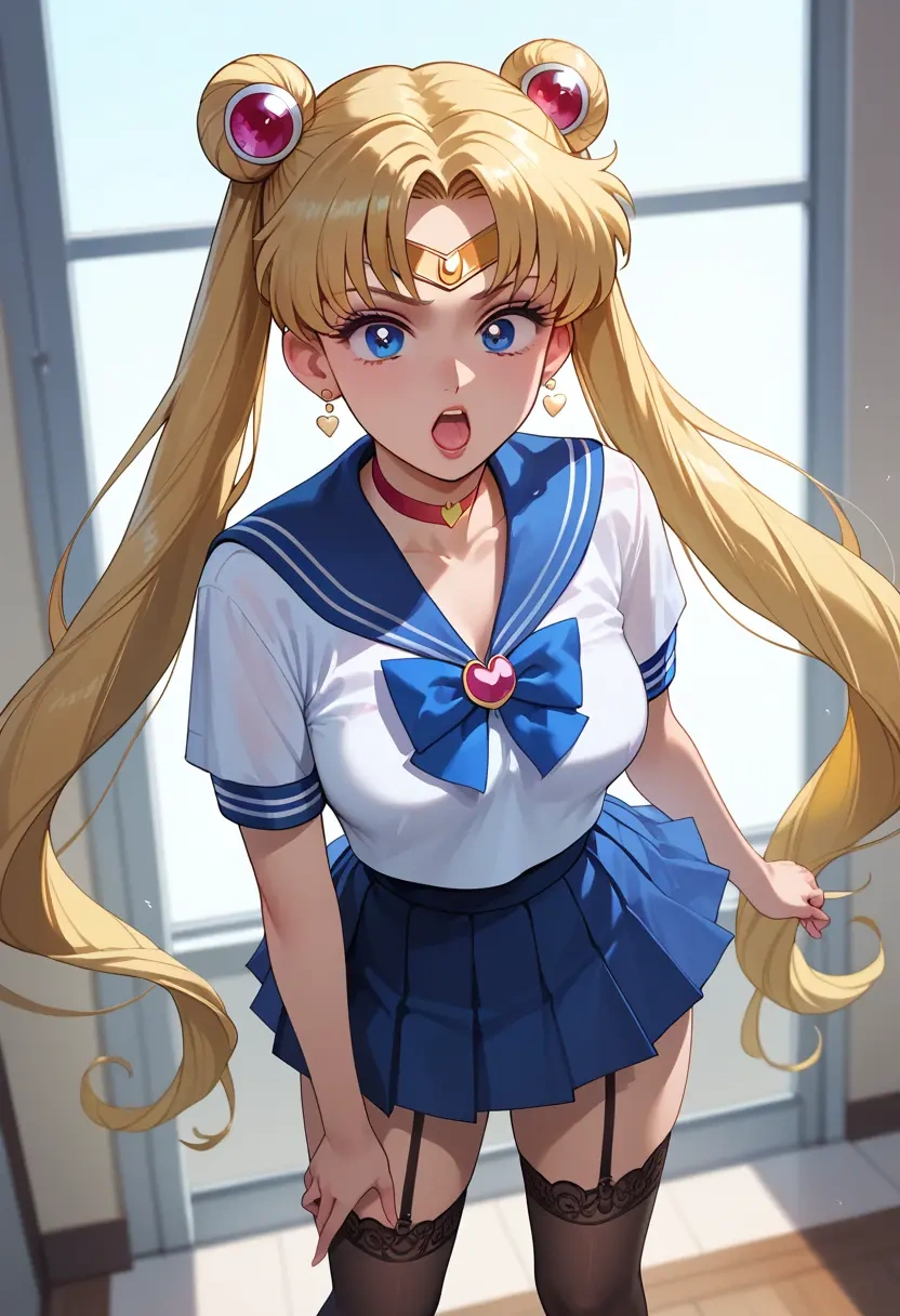 bishoujo_senshi_sailor_moon,sailor_moon,jk uniform, stockings  - 