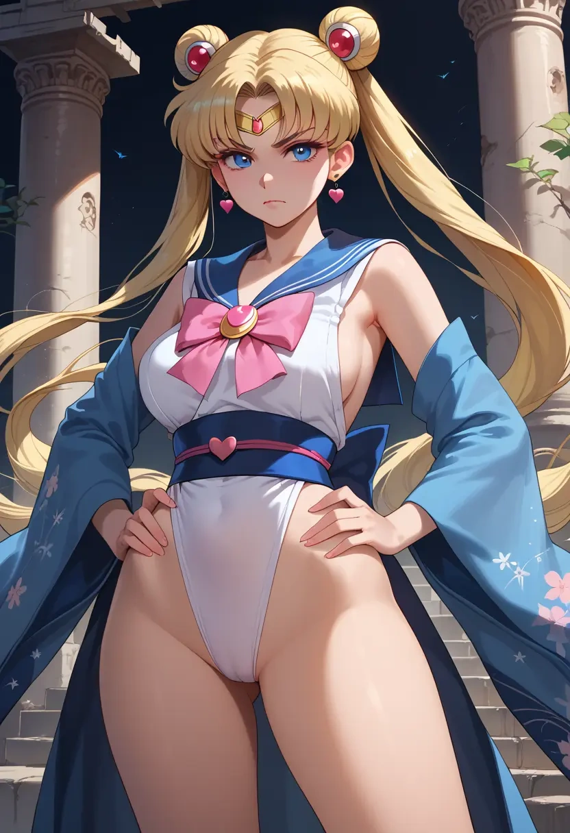 bishoujo_senshi_sailor_moon,sailor_venus,kimono,sexy  - 