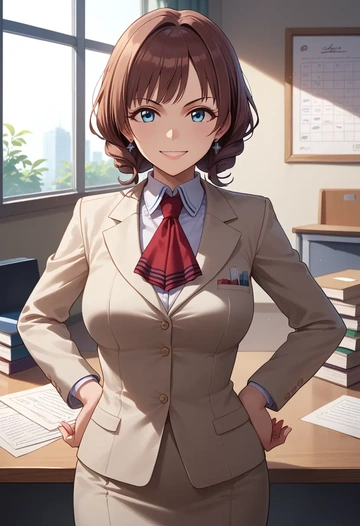 idolmaster,sakuma_mayu,OL  - AI generated anime art