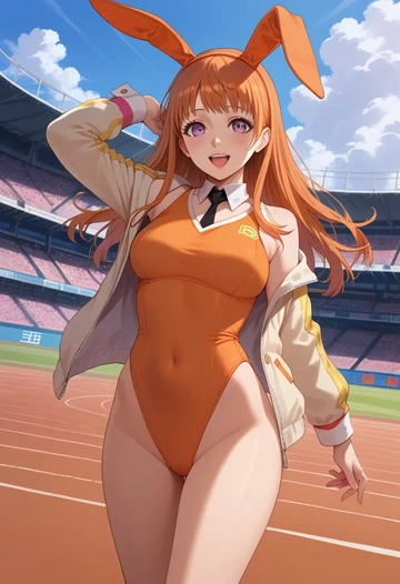 persona,sakura_futaba,bunny girl  - AI generated anime art