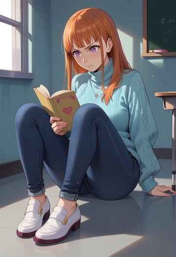 persona,sakura_futaba,teacher  - AI generated anime art