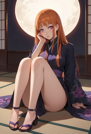 persona,sakura_futaba,gothic priestess gown,high slit,embroidered veil  - AI generated anime art