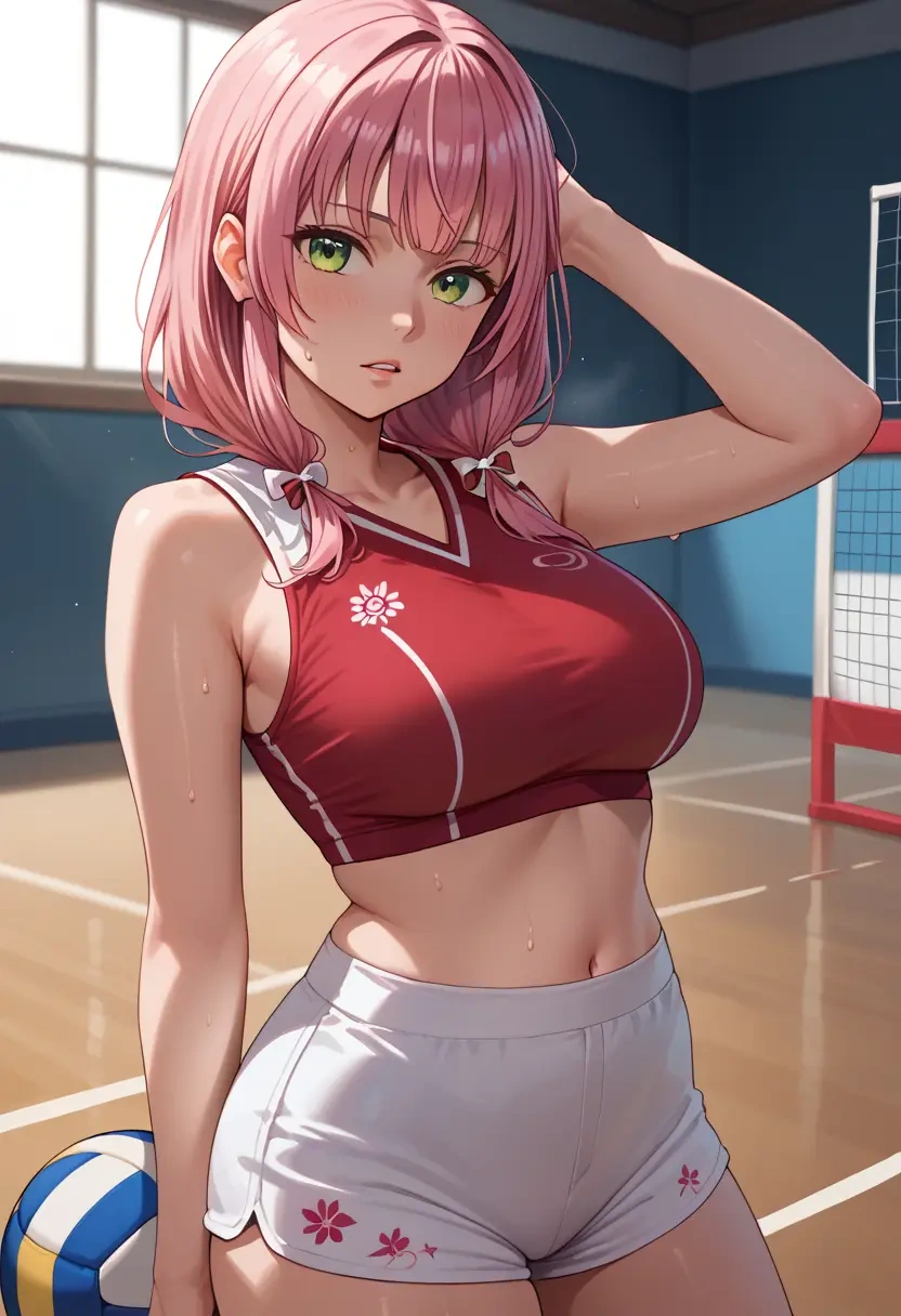 hololive,sakura_miko,volleyball uniform  - 