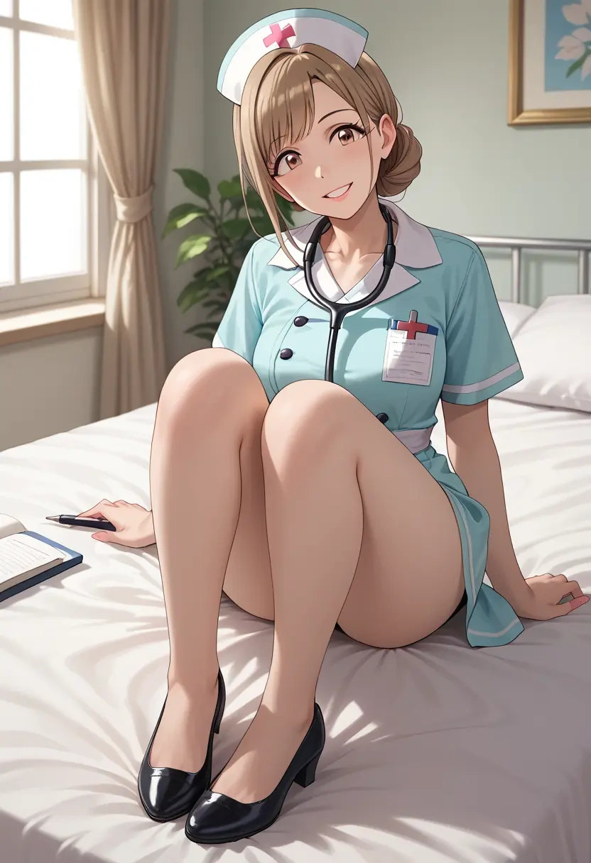 idolmaster,sakuragi_mano,nurse  - 