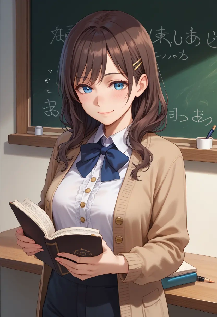 seishun_buta_yarou,sakurajima_mai,teacher, sweater  - 