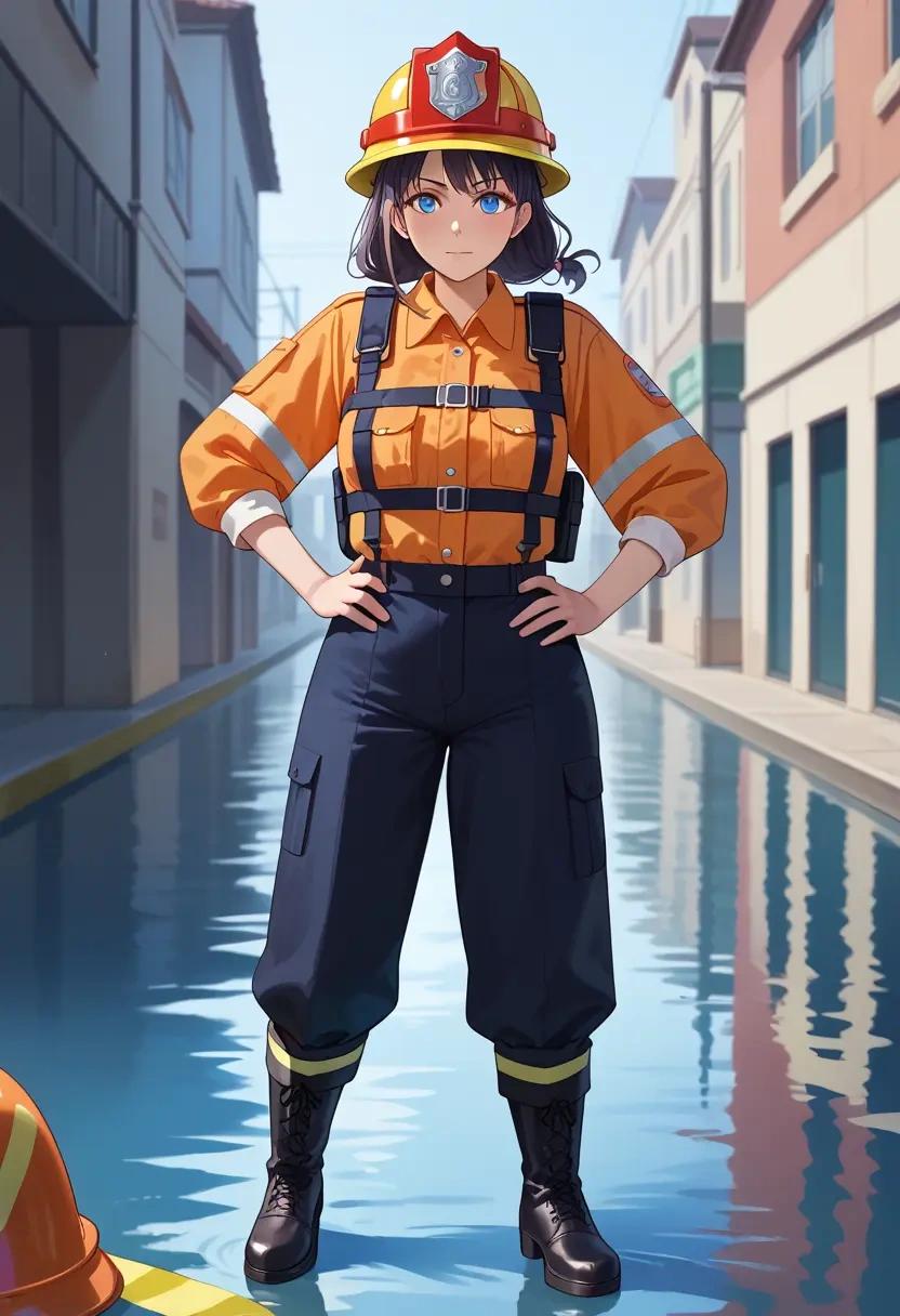 seishun_buta_yarou,sakurajima_mai,firefighter  - 